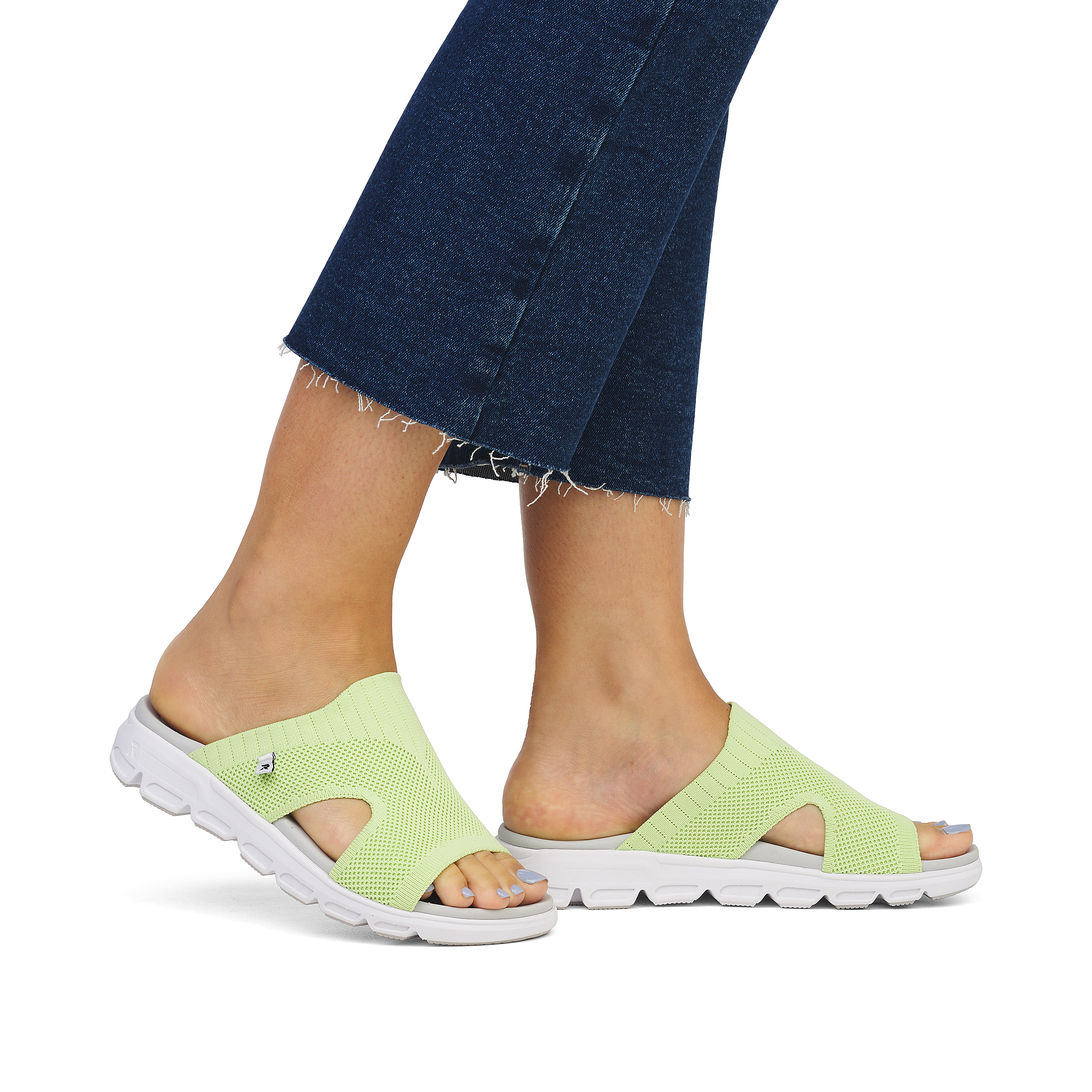 Rieker Damen Pantoletten lime