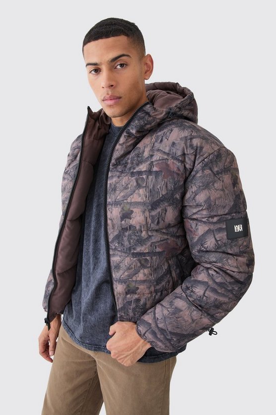 Wendbare Camouflage Steppjacke
