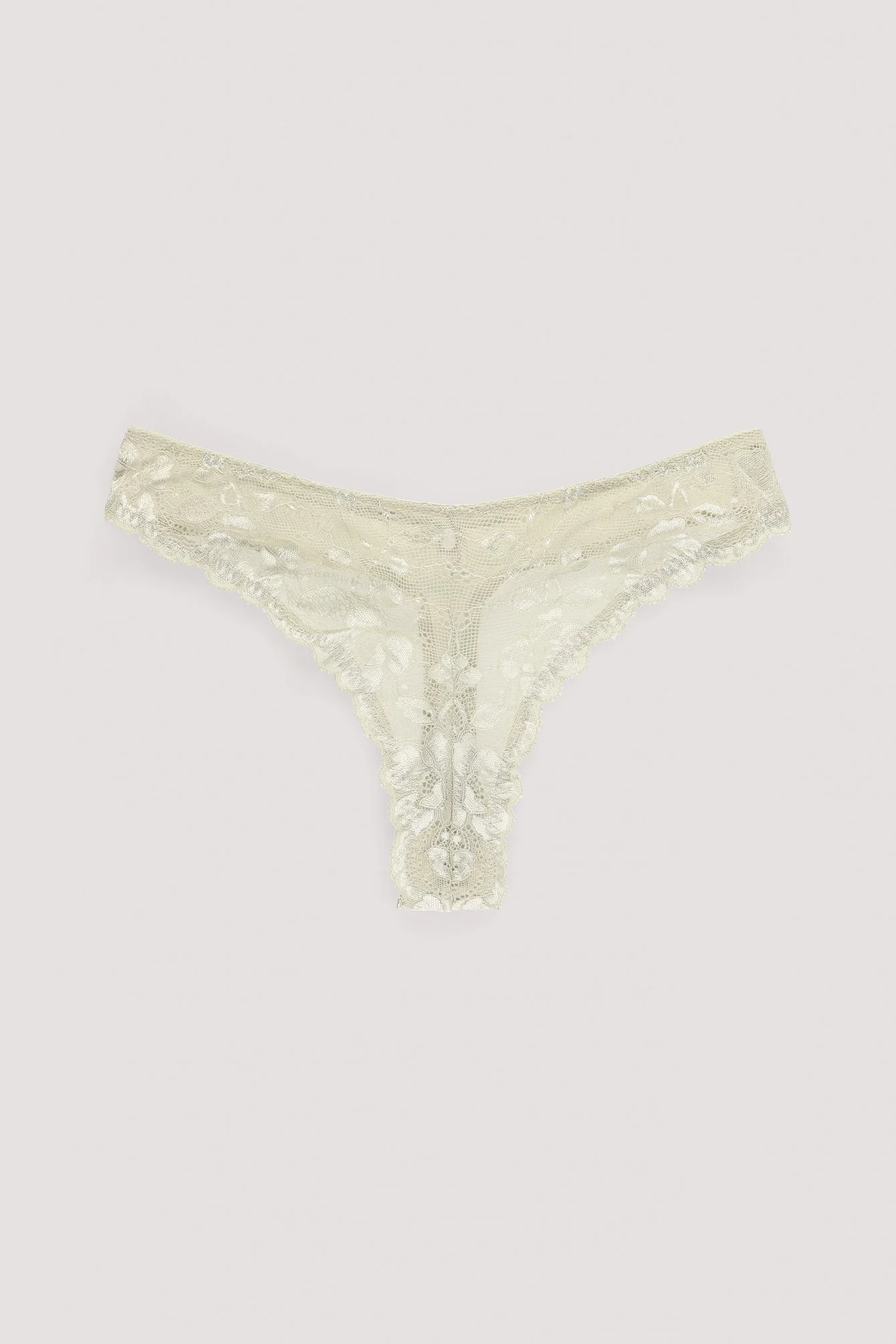 Blumenstickerei Spitzen-Tanga