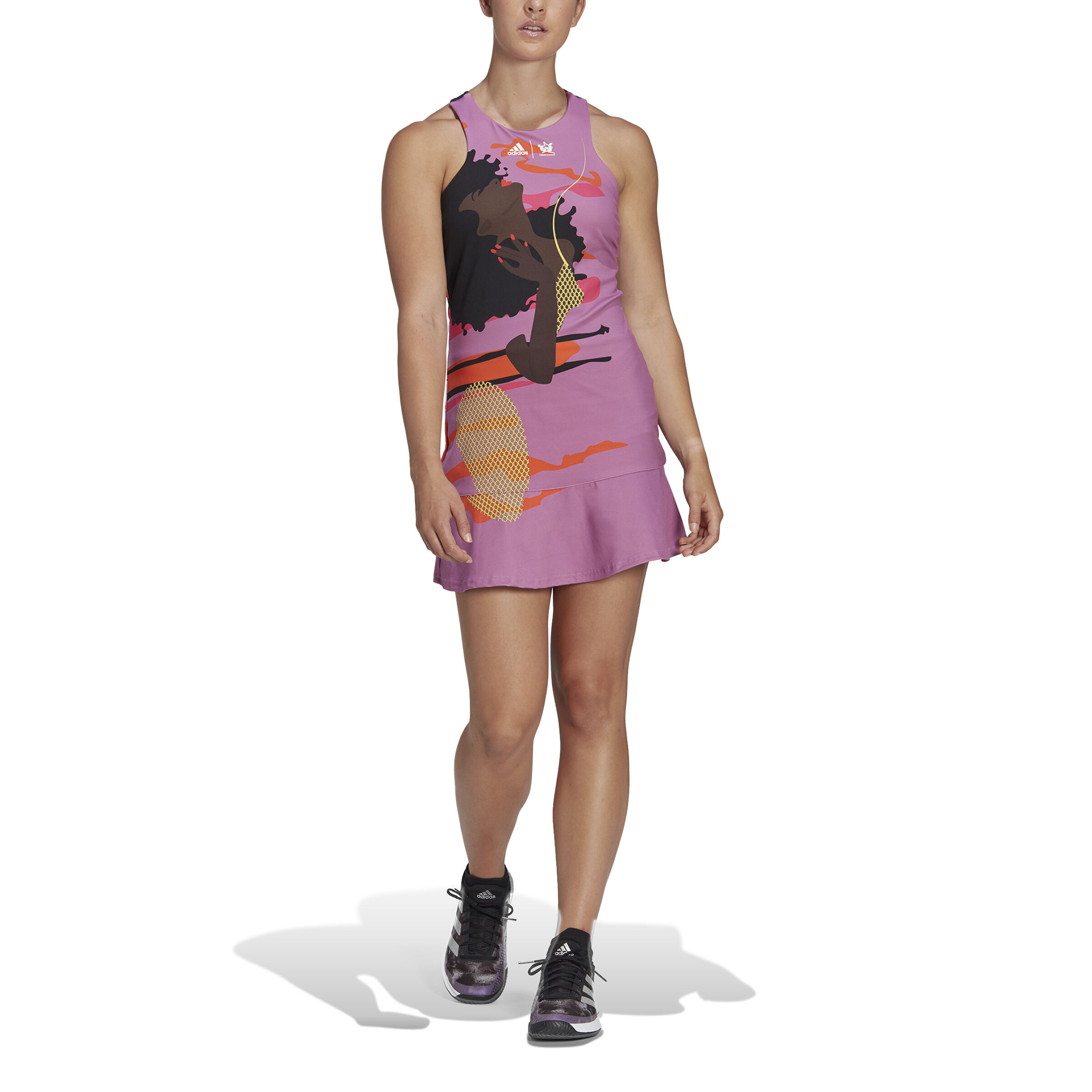 New York Y Kleid Damen - Flieder, Mehrfarbig