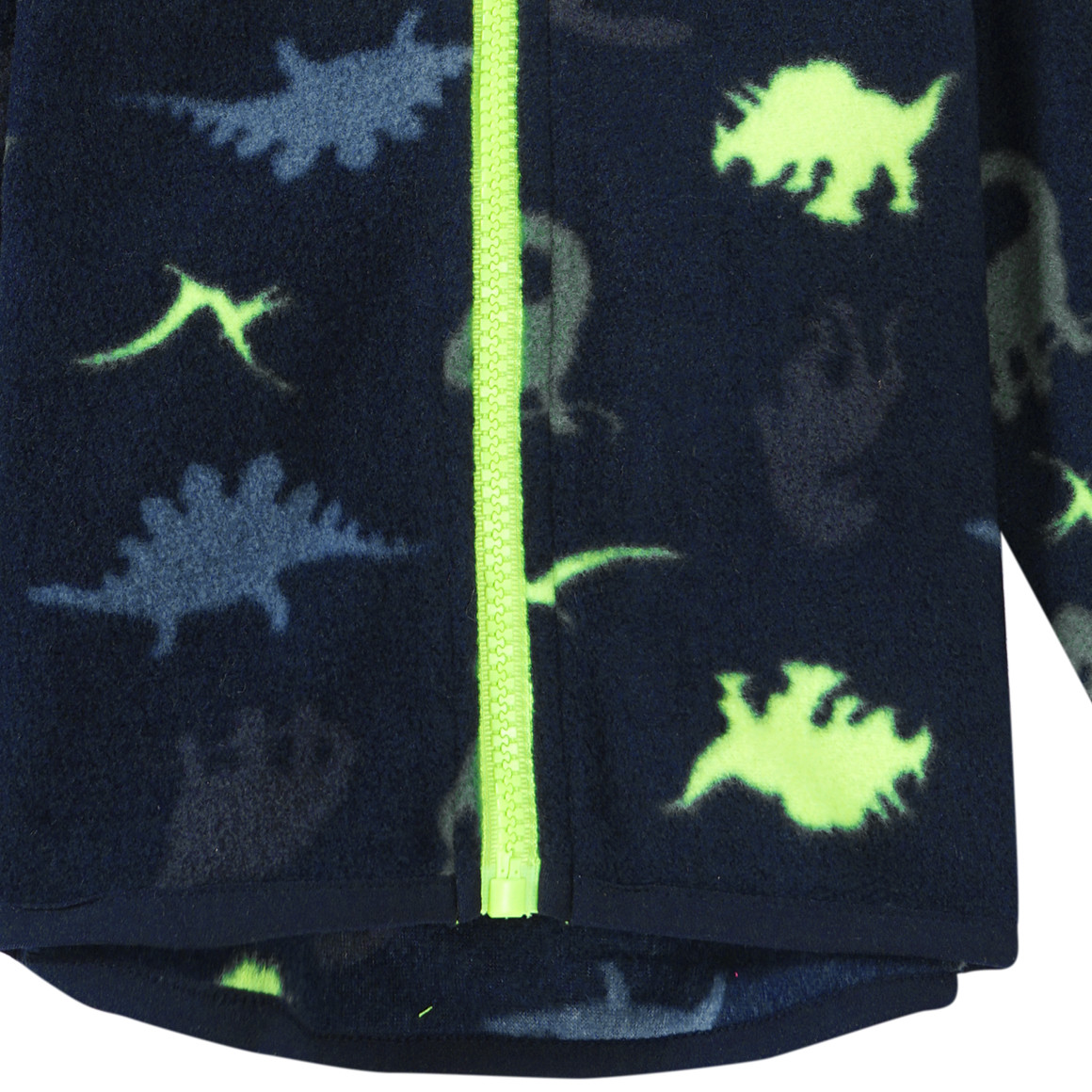 Jungen Fleecejacke mit Dino-Motiv