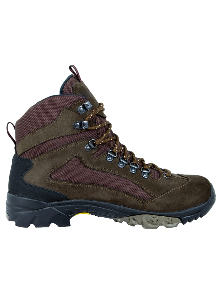 GUGGEN MOUNTAIN Wanderstiefel Uni in Braun günstig kaufen
