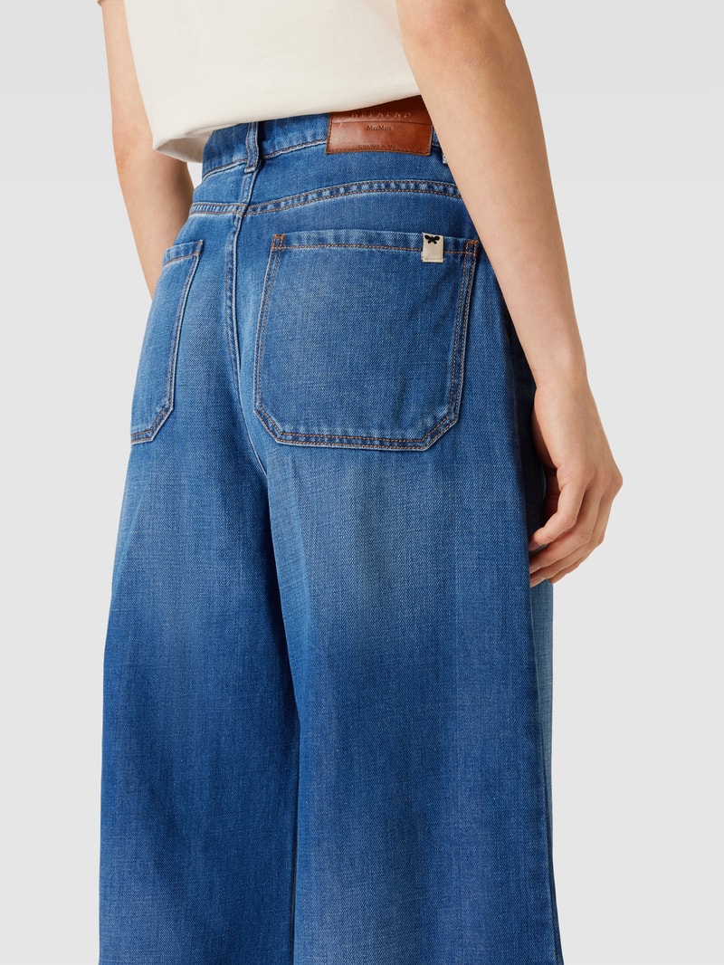 Flared Jeans mit 5-Pocket-Design Modell 'RIBELLE' in jeans