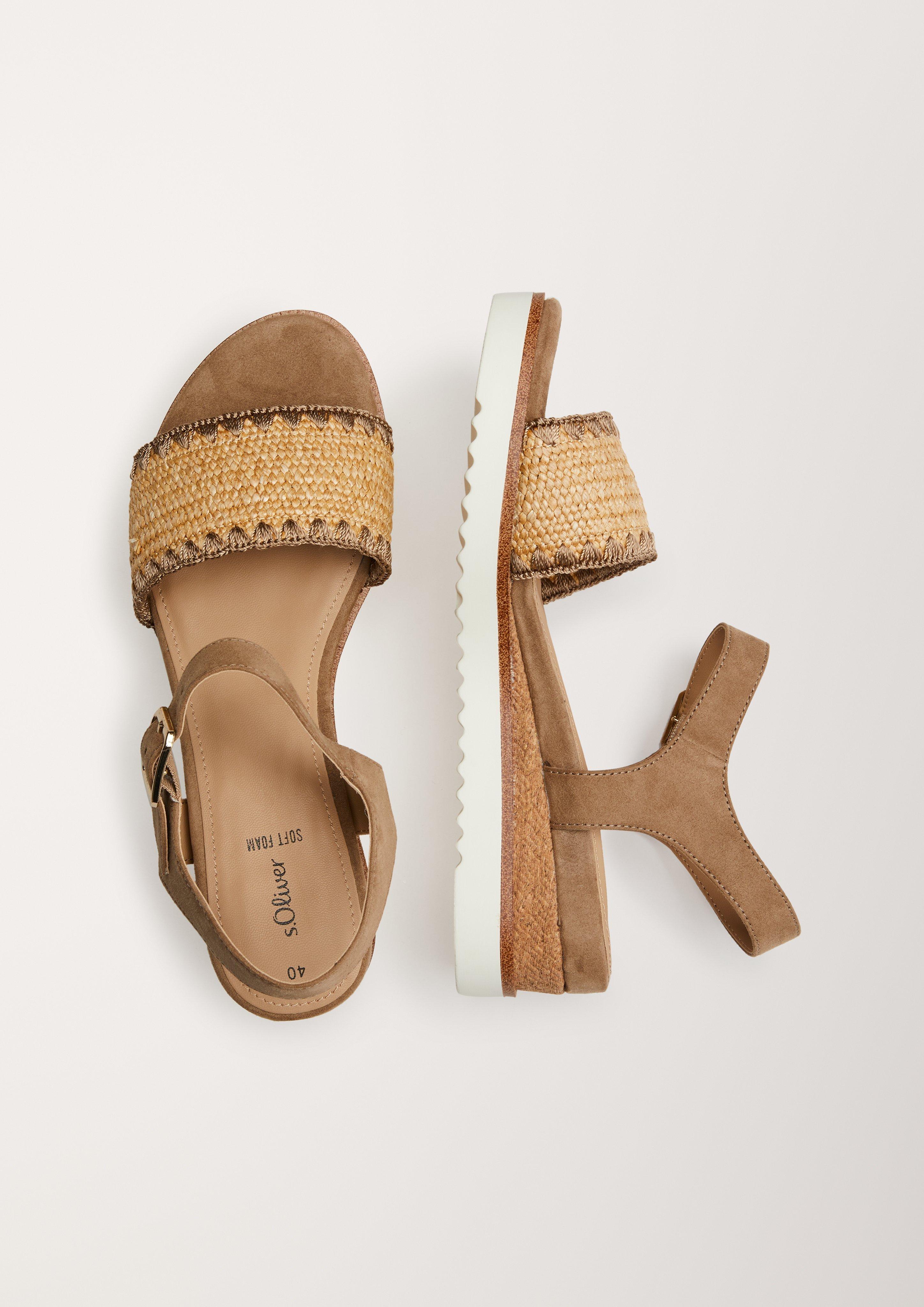 Sandalen mit Keilabsatz  6005821-341