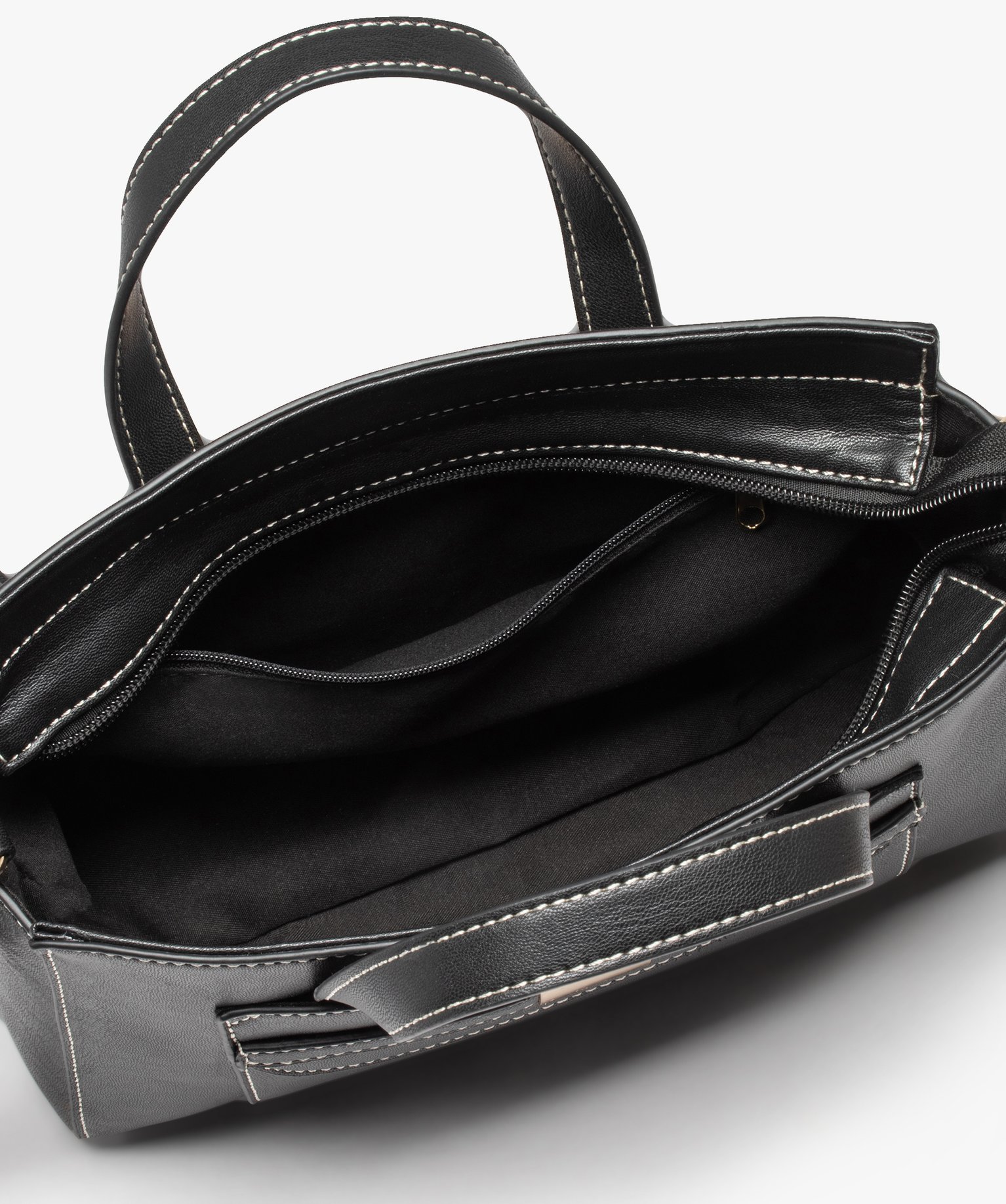 Sac à main femme avec bandoulière amovible noir | GEMO