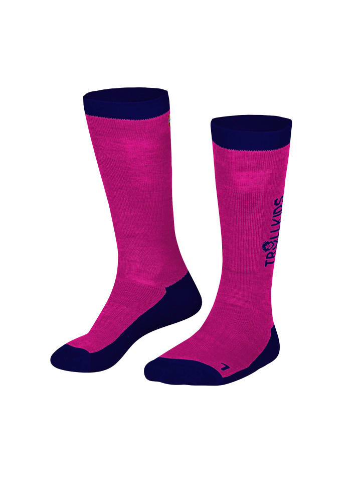 Trollkids Skisocken in pink günstig kaufen
