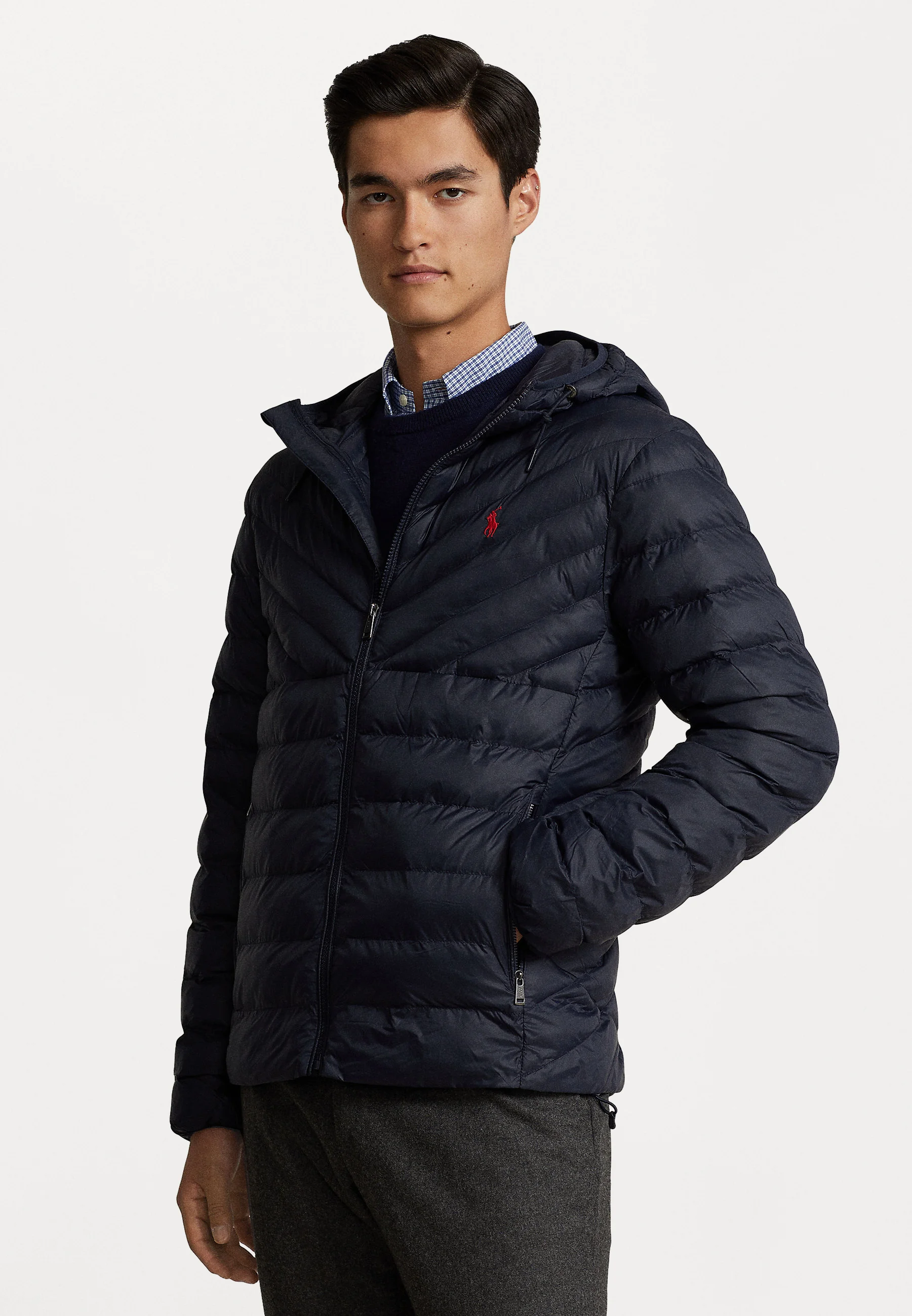 Polo Ralph Lauren TERRA CHEVRON INSULATED - Chaqueta de entretiempo