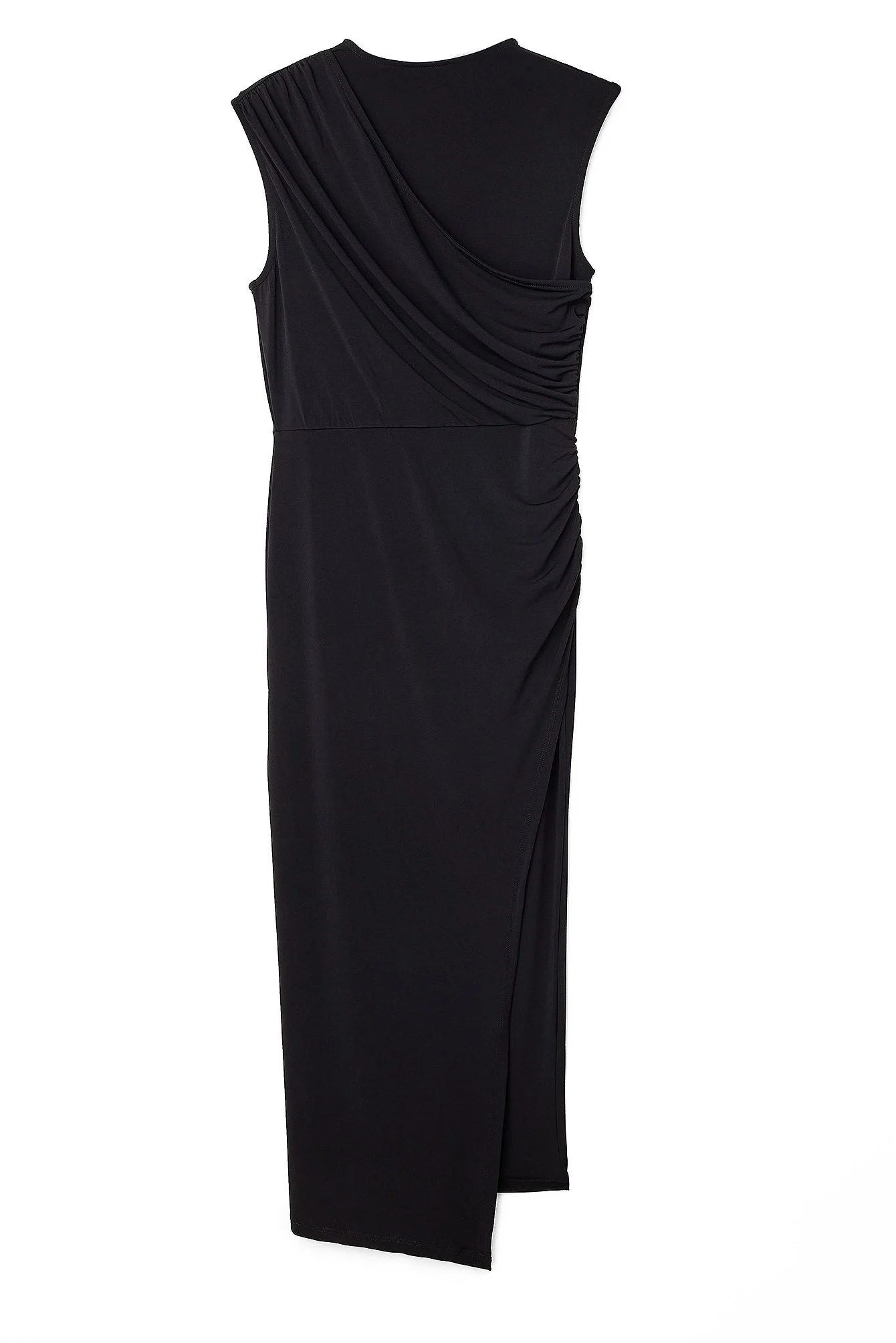 Drapiertes Midikleid
