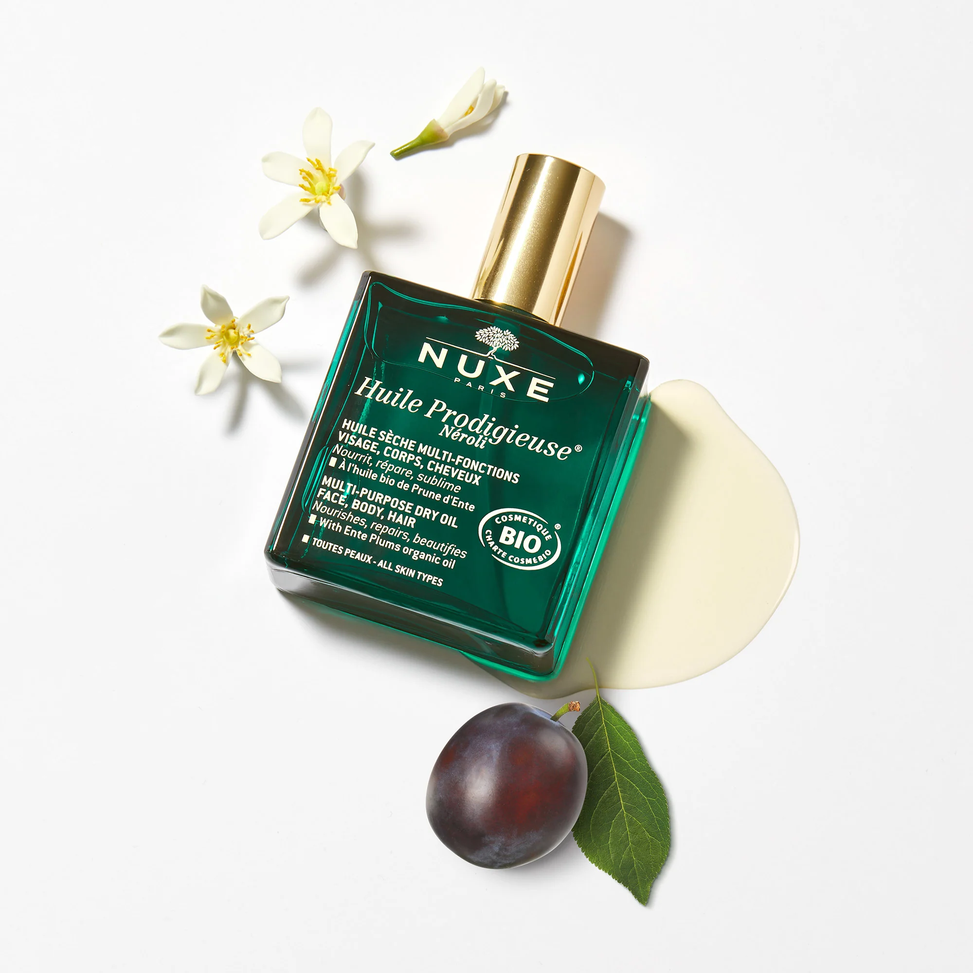 Huile Prodigieuse NEROLI Dry Oil - Θρεπτικό Λάδι Προσώπου, Λάδι Σώματος, Λάδι Μαλλιών, Ελαστικό Λάδι κατά των Ραγάδων