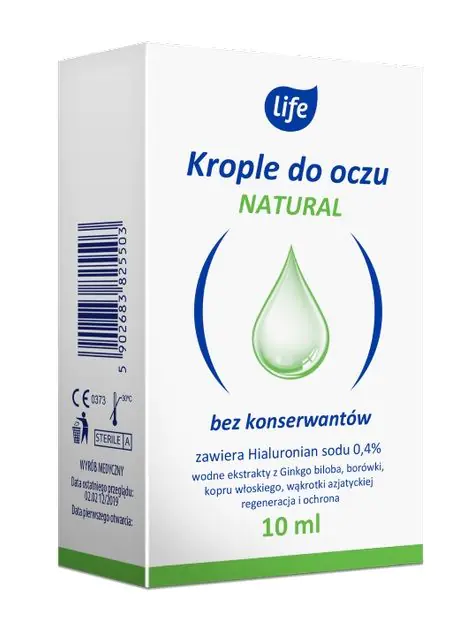 Natūralūs akių lašai be konservantų