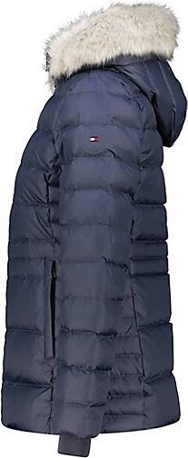 TOMMY HILFIGER Damen Daunenjacke mit Kapuze TYRA DOWN JACKET WITH FUR