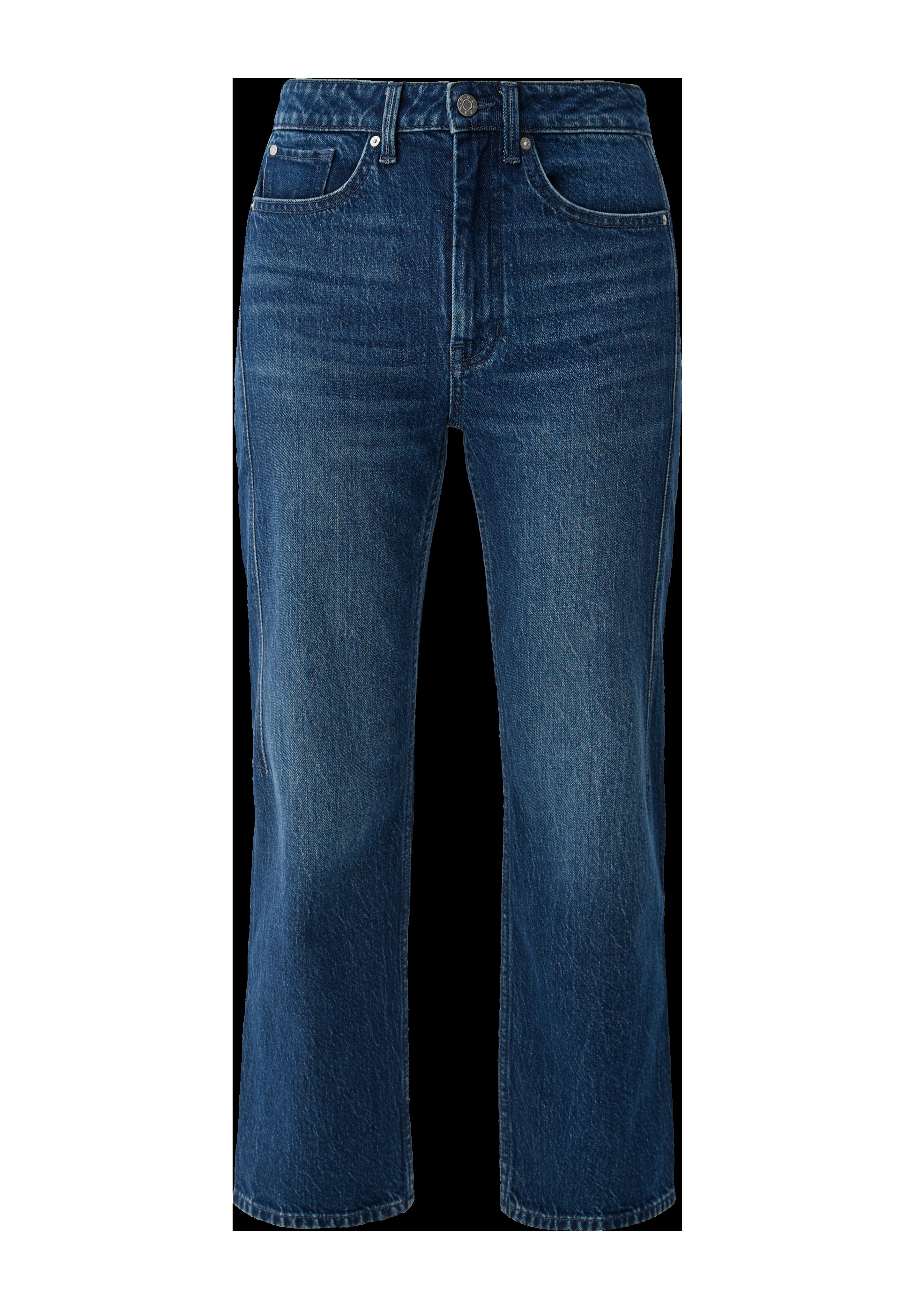 Cropped-Jeans Karolin / Regular Fit / High Rise / Straight Leg   2125429-57Z4