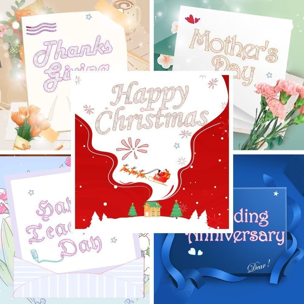 vokarala Aquarellstifte Outline Marker,Glossy Glitzerstifte Magische Stifte, (8-tlg), Kindergeburtstag Junge Adventskalender 4-12 Jahre