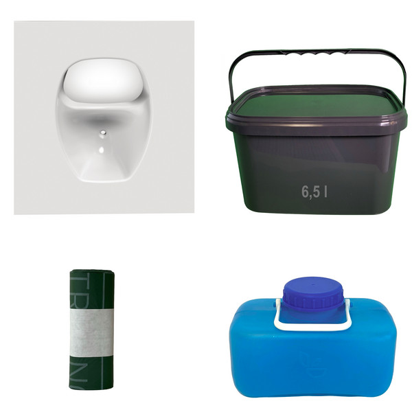 TRENNTOILETTEN SELBSTBAUSET FÜR EUROBOX - Campingtoilette