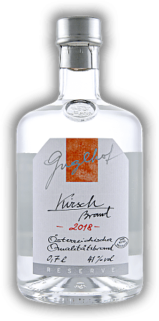 Guglhof Kirschbrand Reserve 2018 Guglhof Kirschbrand Reserve 2018  Jahrgang 2018 - 0,7	 Liter - Vol 41%