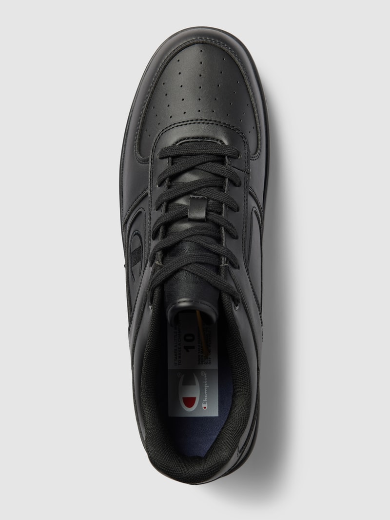 Sneaker mit Label-Detail in gelb
