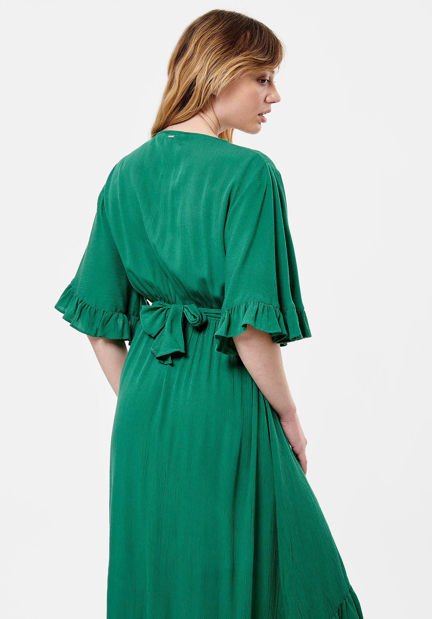 GONG   Robe longue verte Femme