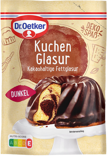 Dr. Oetker Kuchen Glasur Dunkel