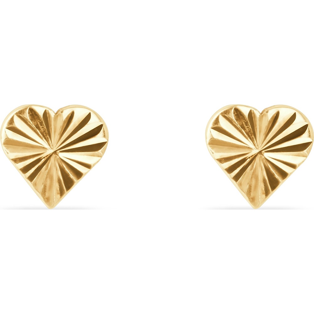 FAVS Boucles d'oreilles à fermoir à poussette 585 Or jaune Boucles d'oreilles