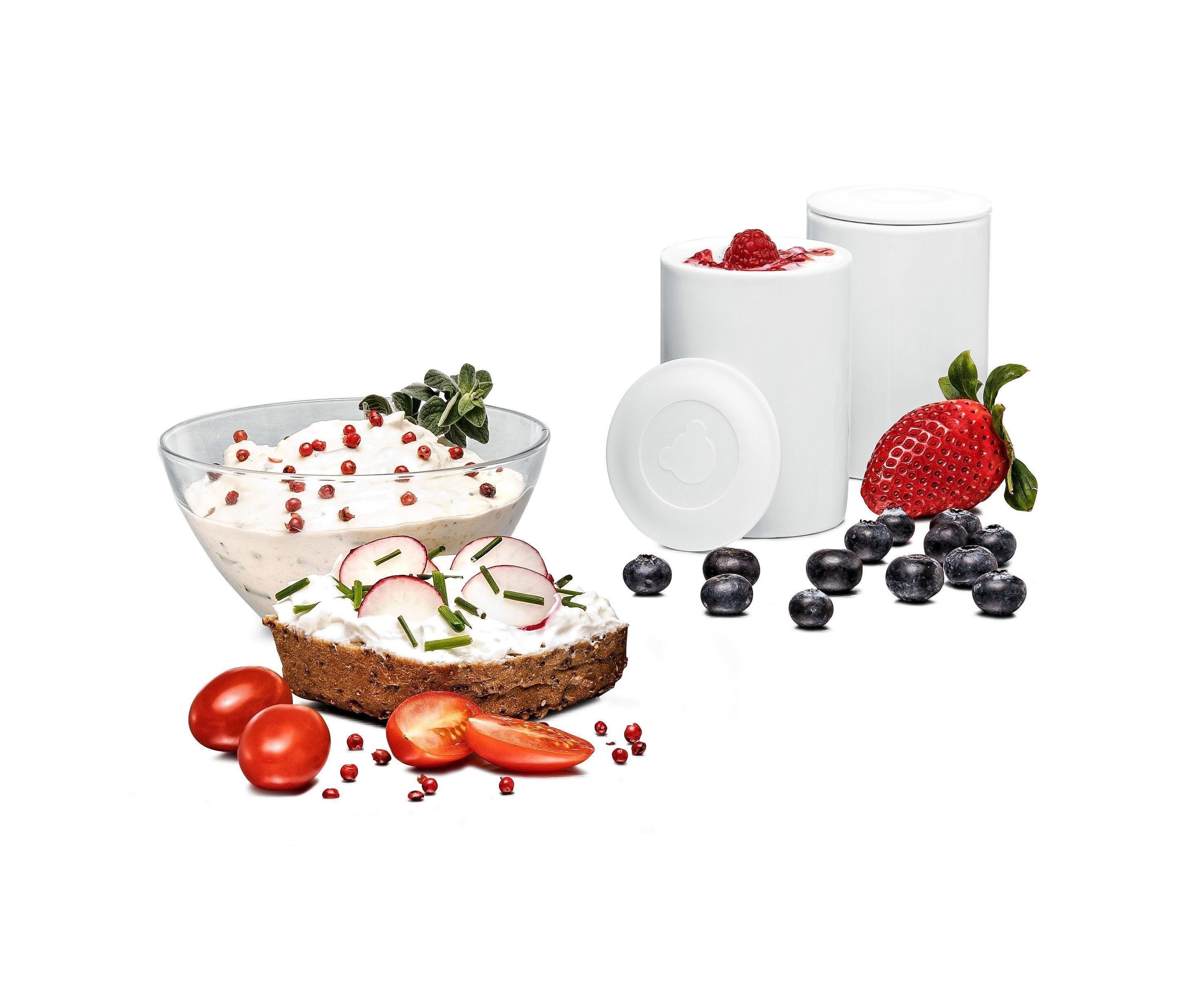 Rommelsbacher Joghurtbereiter JG 80, 2 Portionsbehälter, je 1,2 ml