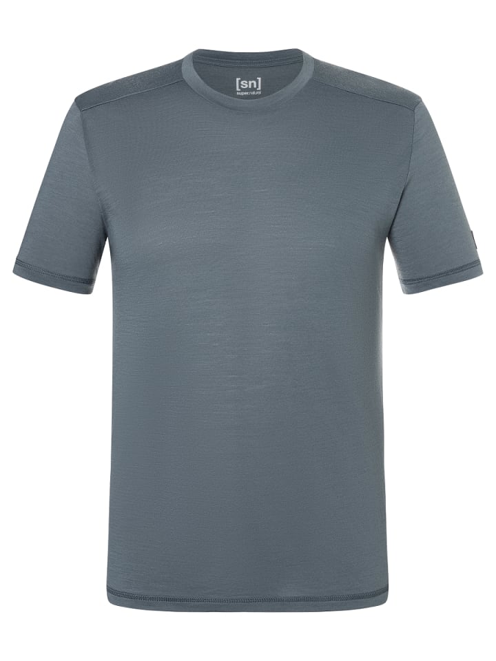 super.natural Merino T-Shirt M ESSENTIAL SS in Dunkelblau günstig kaufen