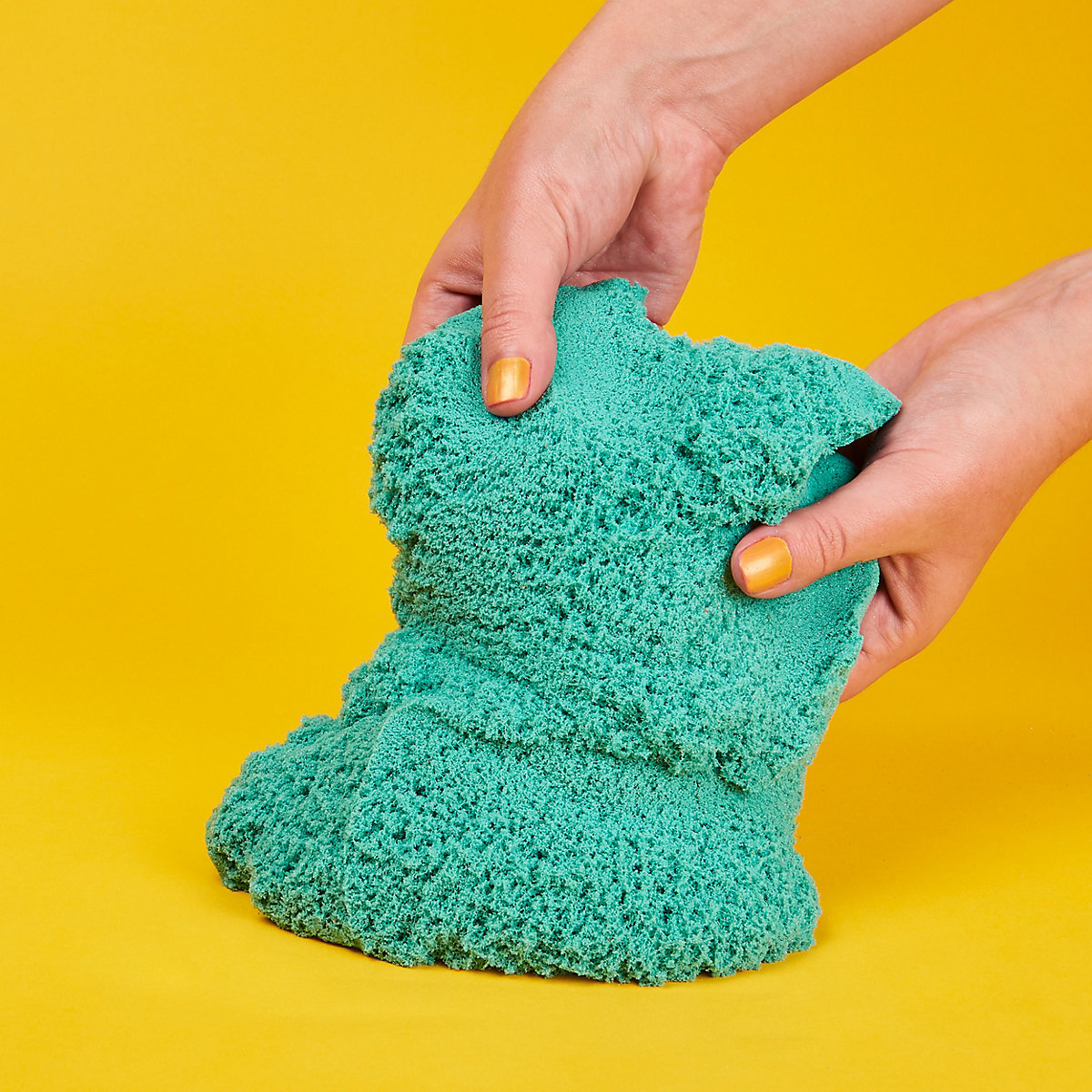 Kinetic Sand 907 g Beutel mit magischem Indoor-Spielsand Schimmersand Petrol