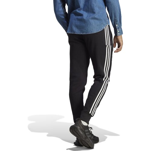 HERREN HOSE ESSENTIALS FRENCH TERRY TAPERED CUFF 3-STREIFEN (NORMAL & LANG)