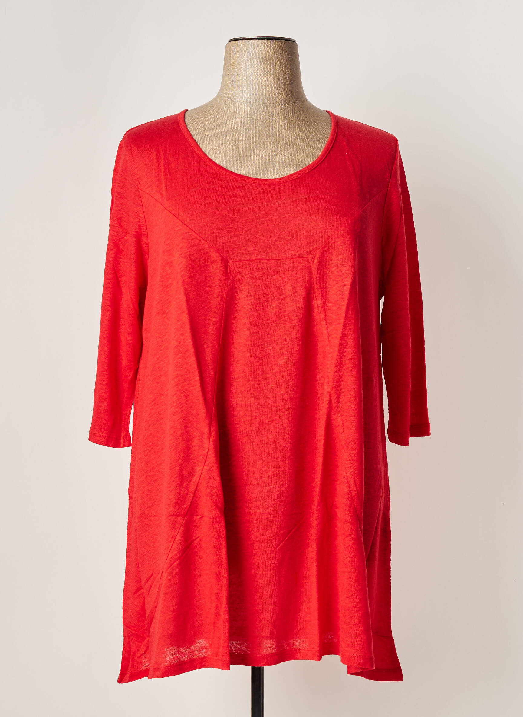 G Oze Tuniquemanchelongue Femme couleur rouge
