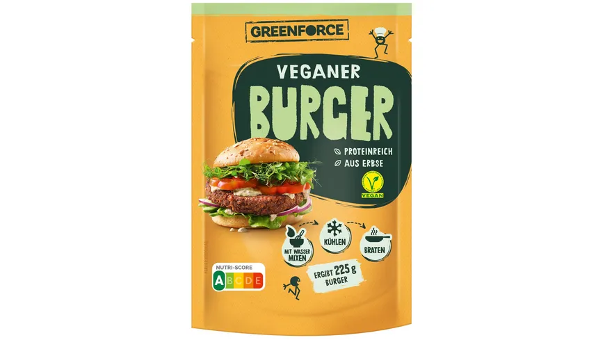 GREENFORCE veganer Burger Mix 75 g