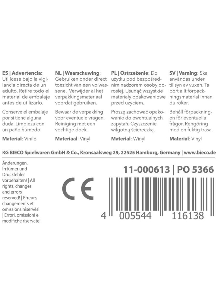 Bieco Spielwaren Badespielzeug 7er Set - ab 6 Monate in Mehrfarbig günstig kaufen onesize