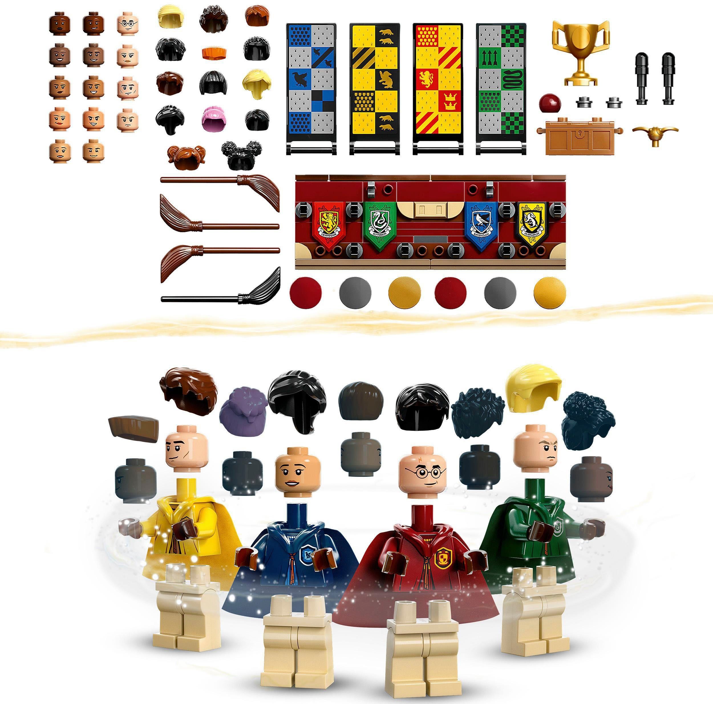 LEGO® Konstruktionsspielsteine Quidditch Koffer (76416), LEGO® Harry Potter, (599 St), Made in Europe