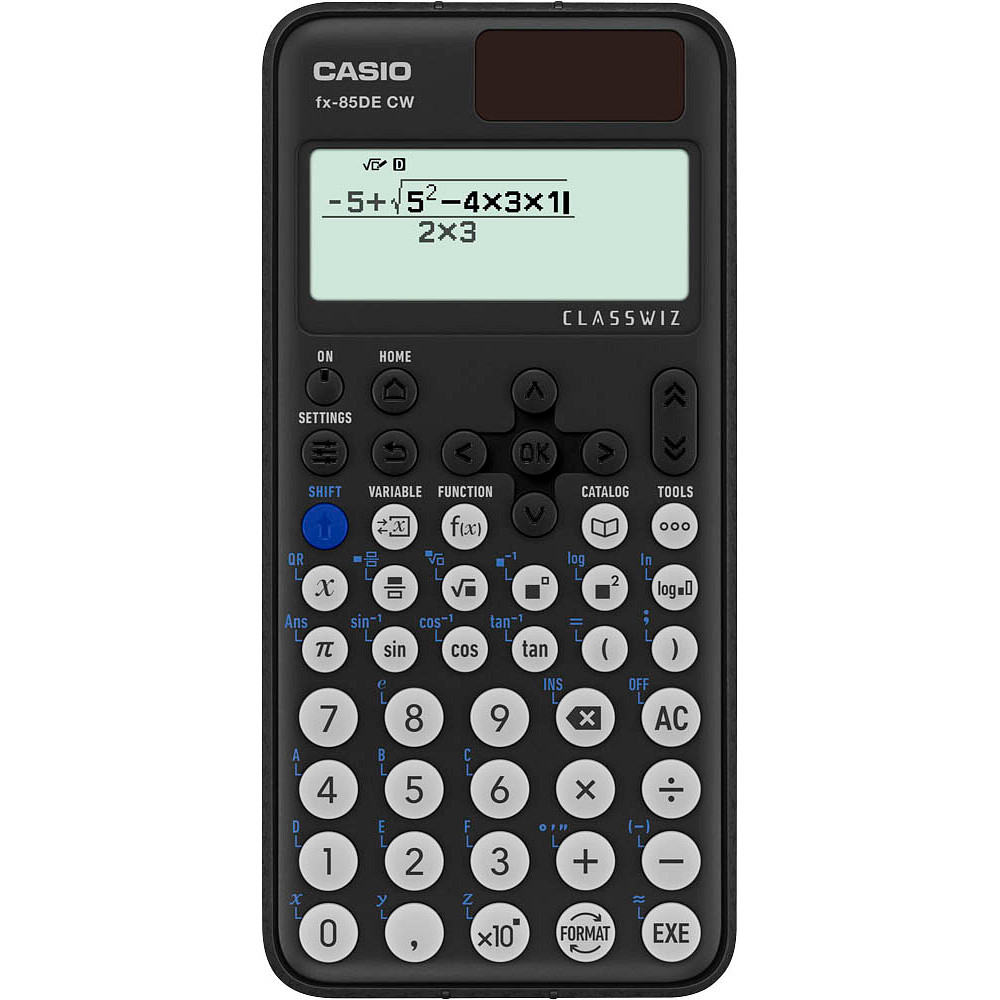 Casio FX-85DE CW Wissenschaftlicher Taschenrechner schwarz
