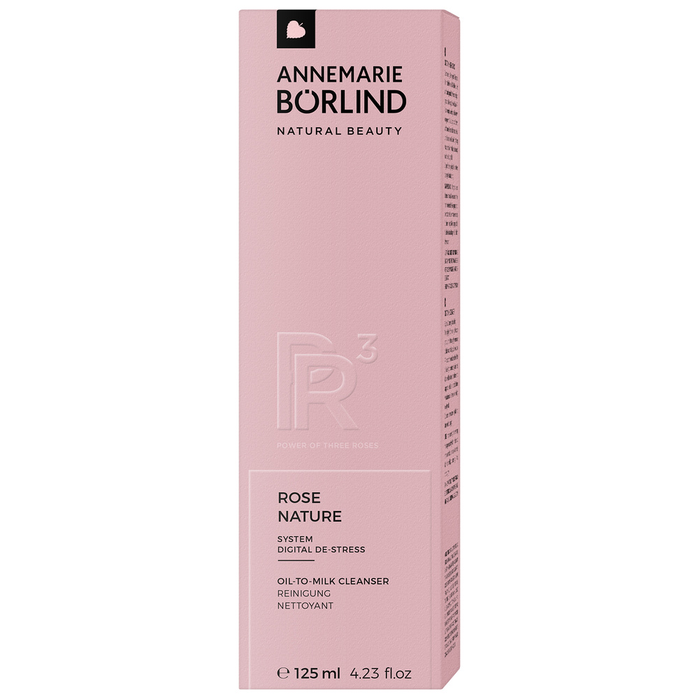 annemarie börlind ROSE NATURE NETTOYANT HUILE-EN-LAIT ROSE NATURE