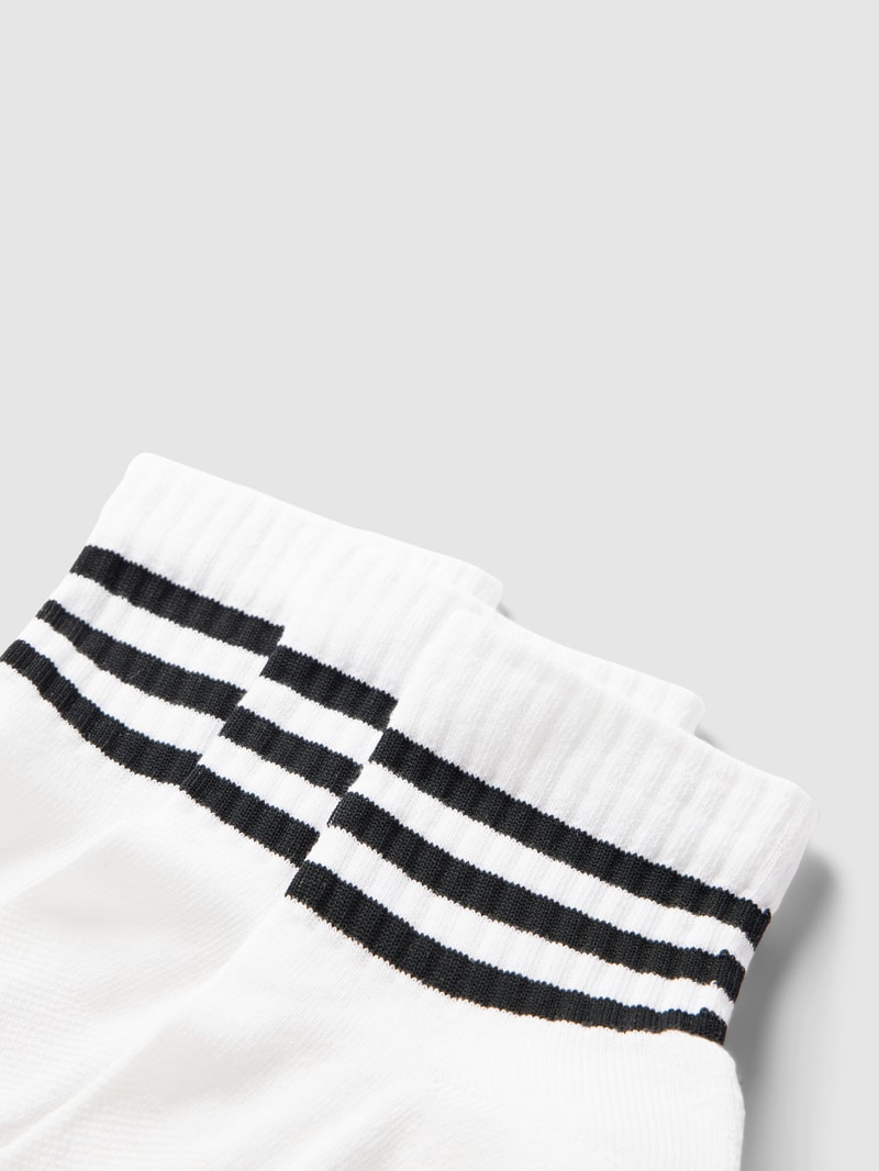 Damen Socken mit Label-Detail im 3er-Pack in weiß