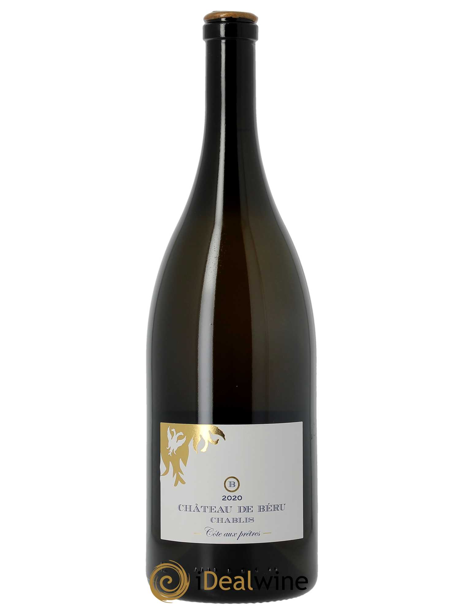 Chablis Côte aux prêtres Château de Béru  2020 - Lot de 1 Magnum
