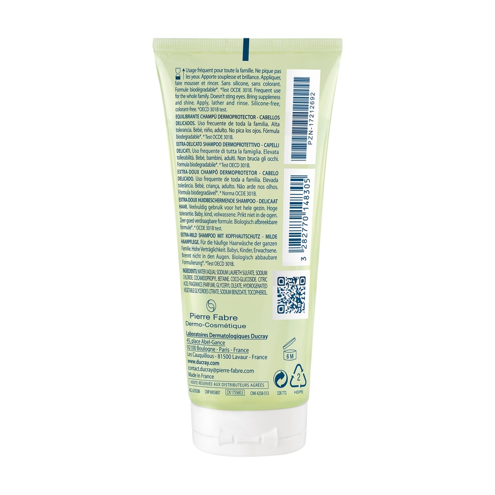 Ducray Extra doux shampoing dermo-protecteur 10 0ml Shampoing