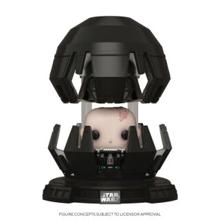 Star Wars POP! Deluxe Movies Vinyl Figur Darth Vader in Meditation Chamber 9 cm *Mängelexemplar*