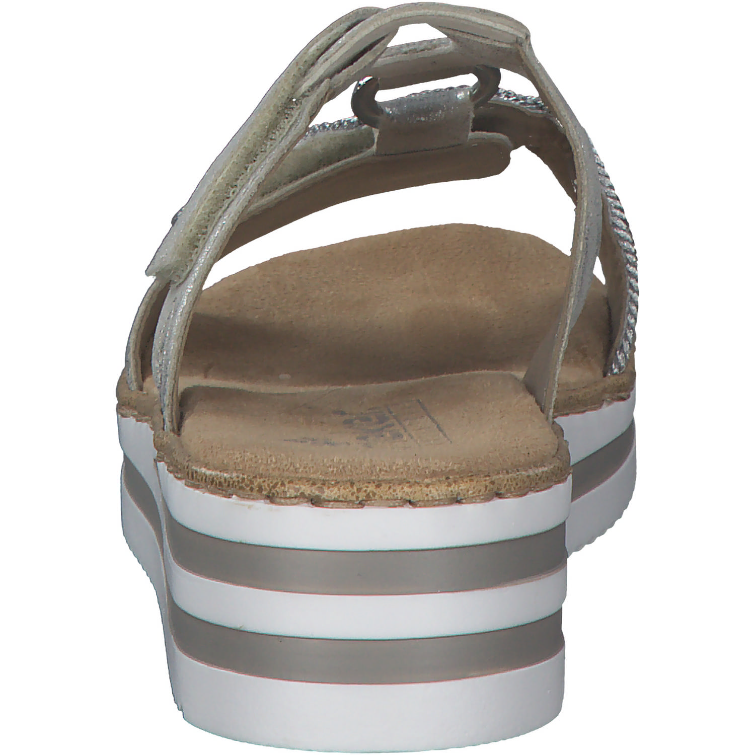Rieker V02K3, Pantoletten & Badeschuhe, Damen, Silber