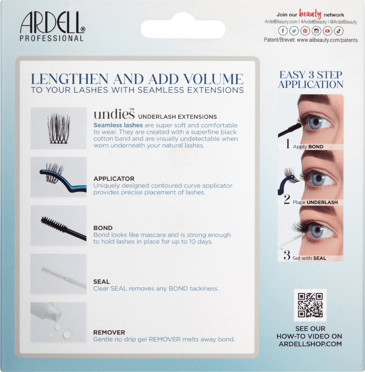 Künstliche Wimpern Set Seamless Fauxmink, 1 St