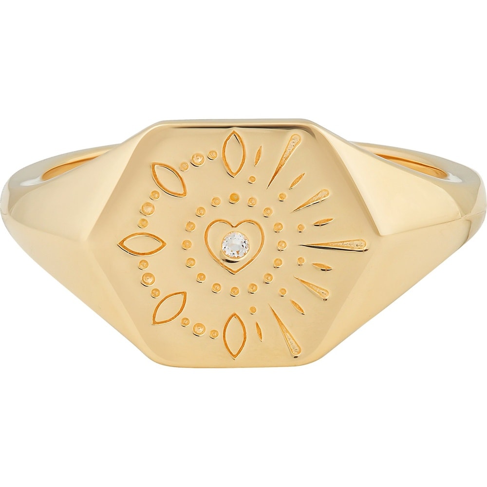caï Bague pour femme 925 Argent or Bague