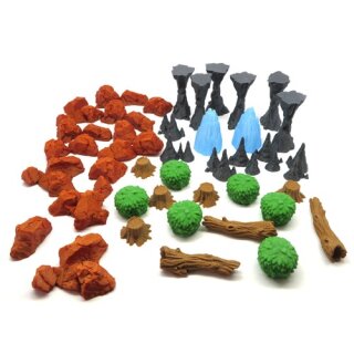 Full Scenery Pack for Gloomhaven - 139 Pieces