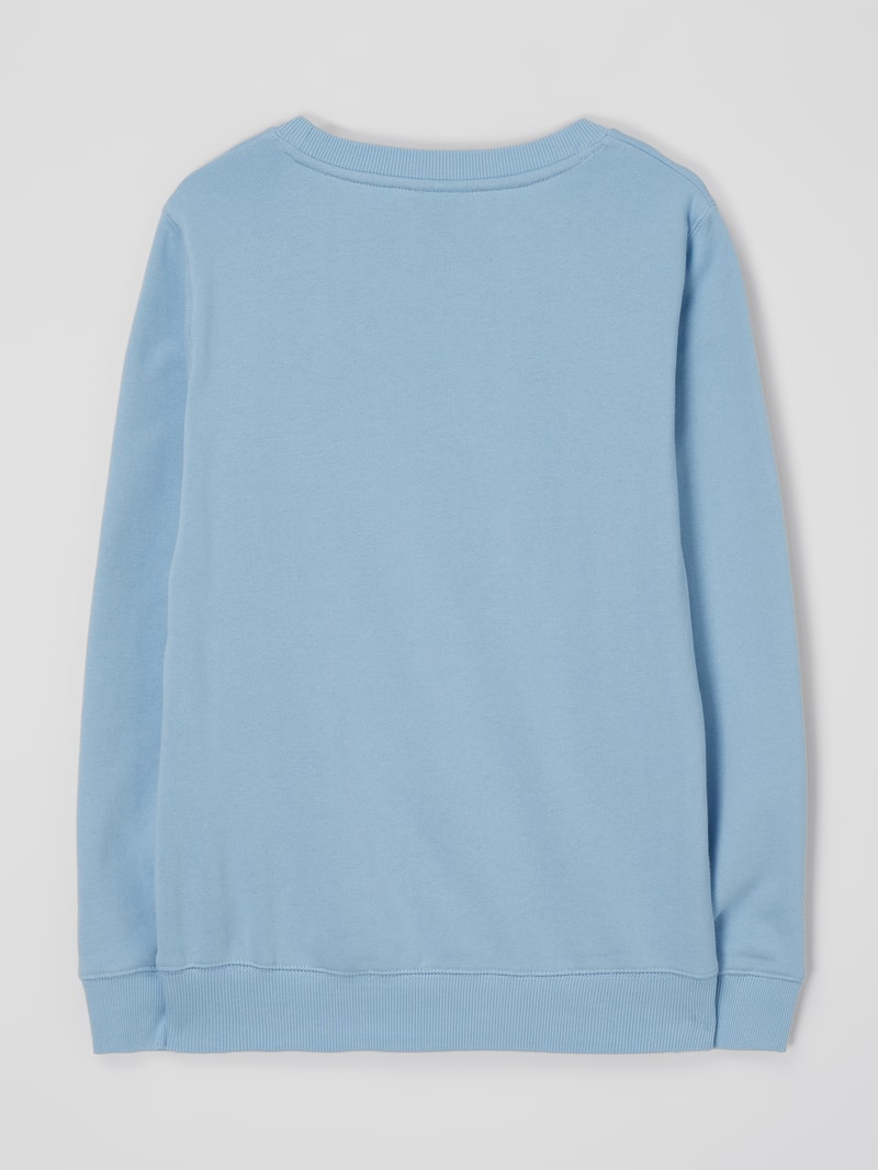 Sweatshirt mit Logo-Stickerei Modell 'Surf Revival' in hellblau