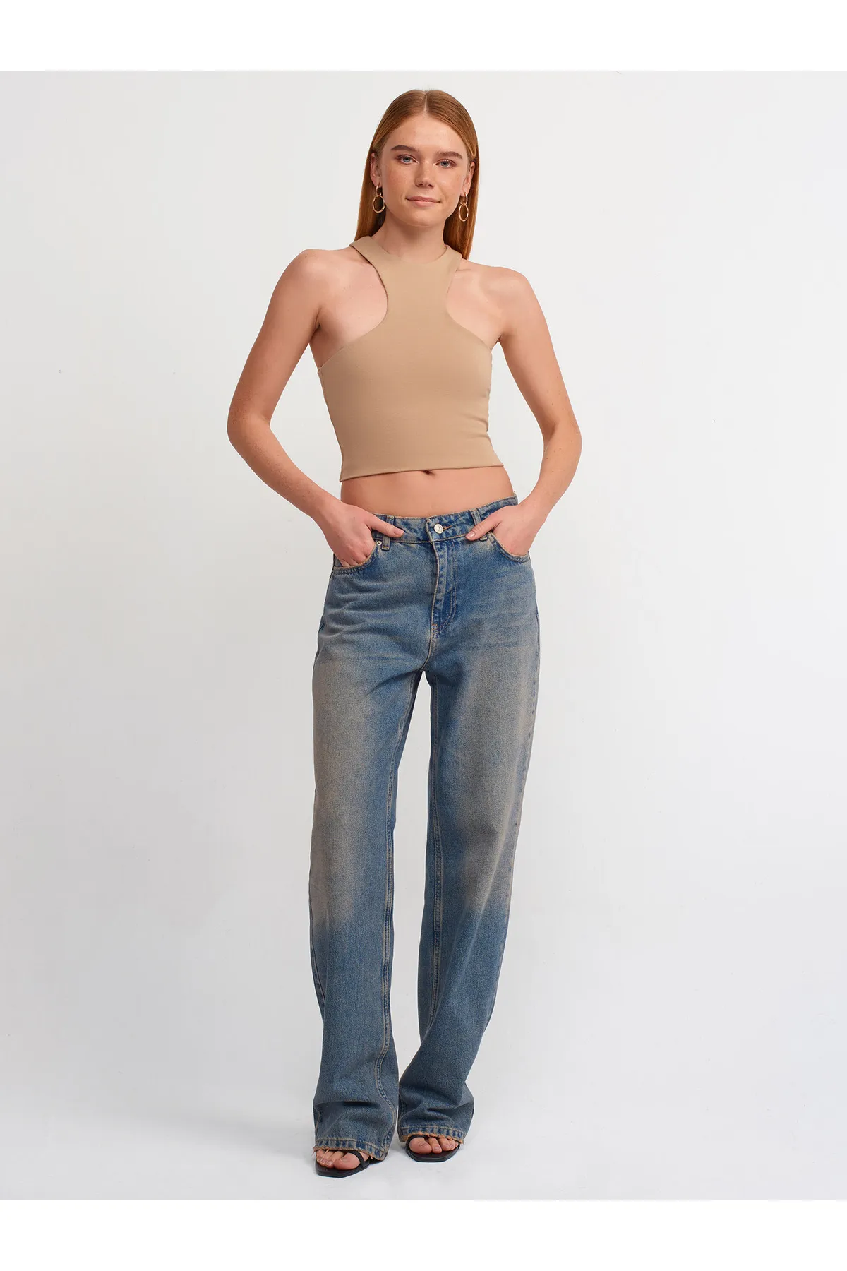 Dilvin  Unterhemd - Beige - Slim Fit