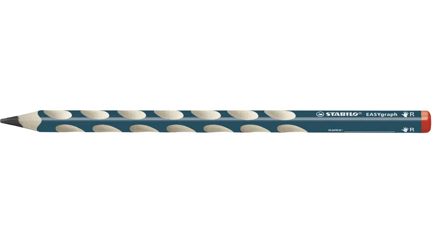 STABILO® Ergonomischer Dreikant-Bleistift EASYgraph HB für Rechtshänder petrol