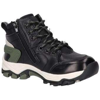 Rushour Schnür Boots in schwarz