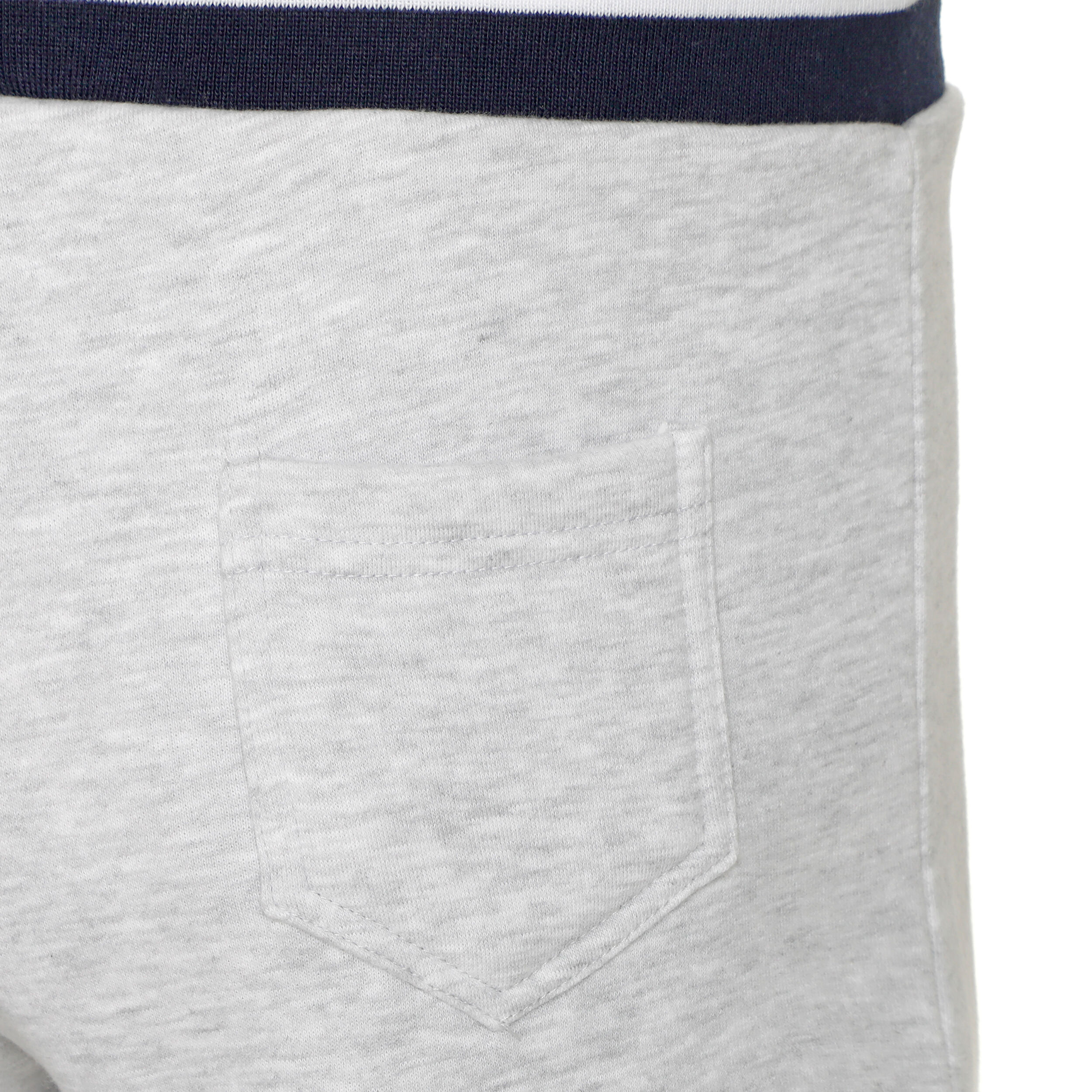 Basic Shorts Damen - Hellgrau, Dunkelblau