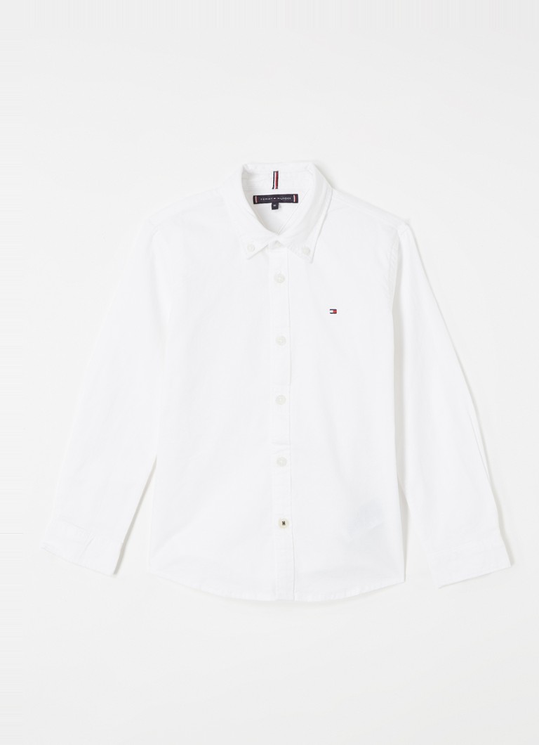 Cămașă Tommy Hilfiger cu logo brodat