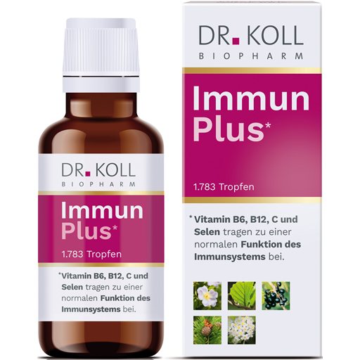 IMMUN PLUS Dr.Koll Gemmo Kompl.Vit.B6 B12 Selen Tr  50 ml  Tropfen