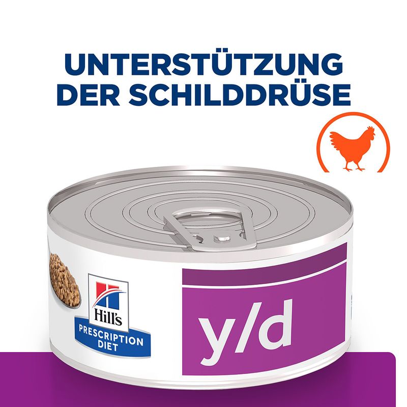 Hill's Prescription Diet y/d Thyroid Care Katzenfutter | bitiba %