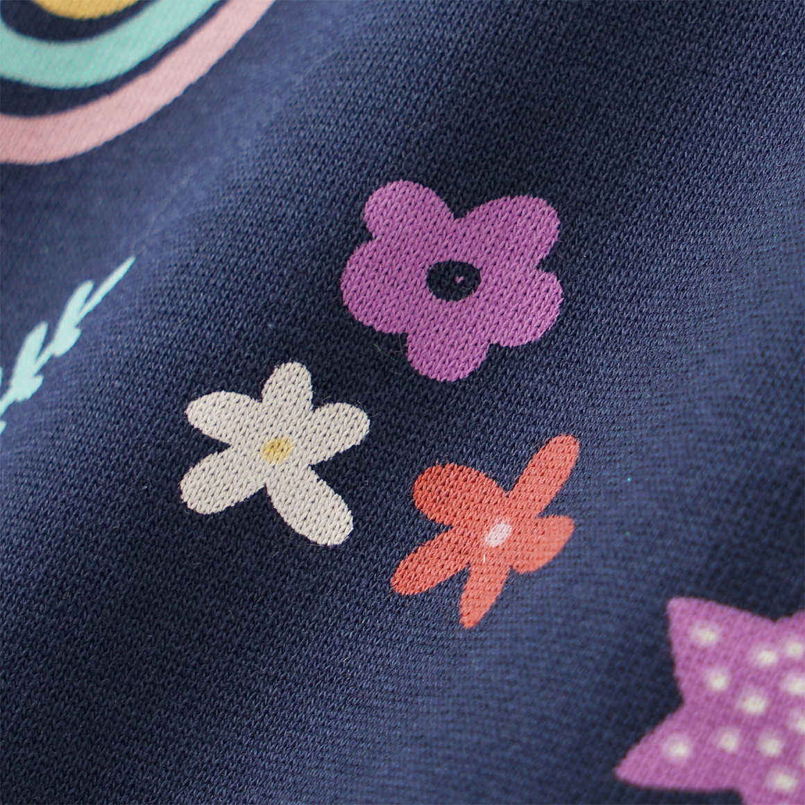 Baby Sweatshirt mit bunten Motiven allover